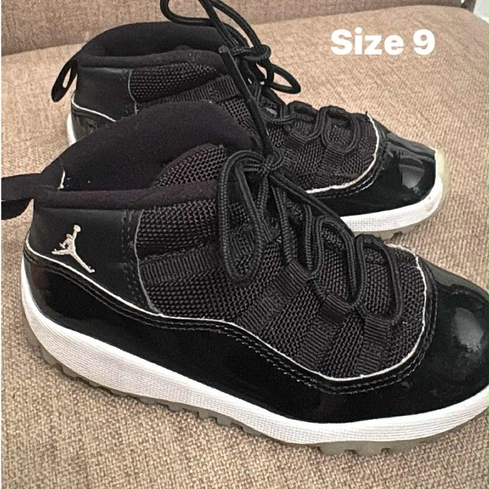 NIKE AIR JORDAN 11 RETRO (TD) "JUBLIEE 25TH ANNIVERSARY" SZ 9C [378040-011]